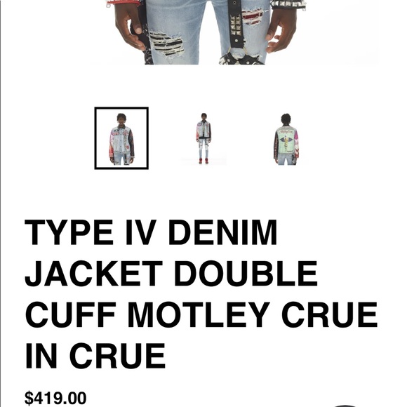 Cult of Individuality Motley Crue Deadstock - Picture 2 of 16